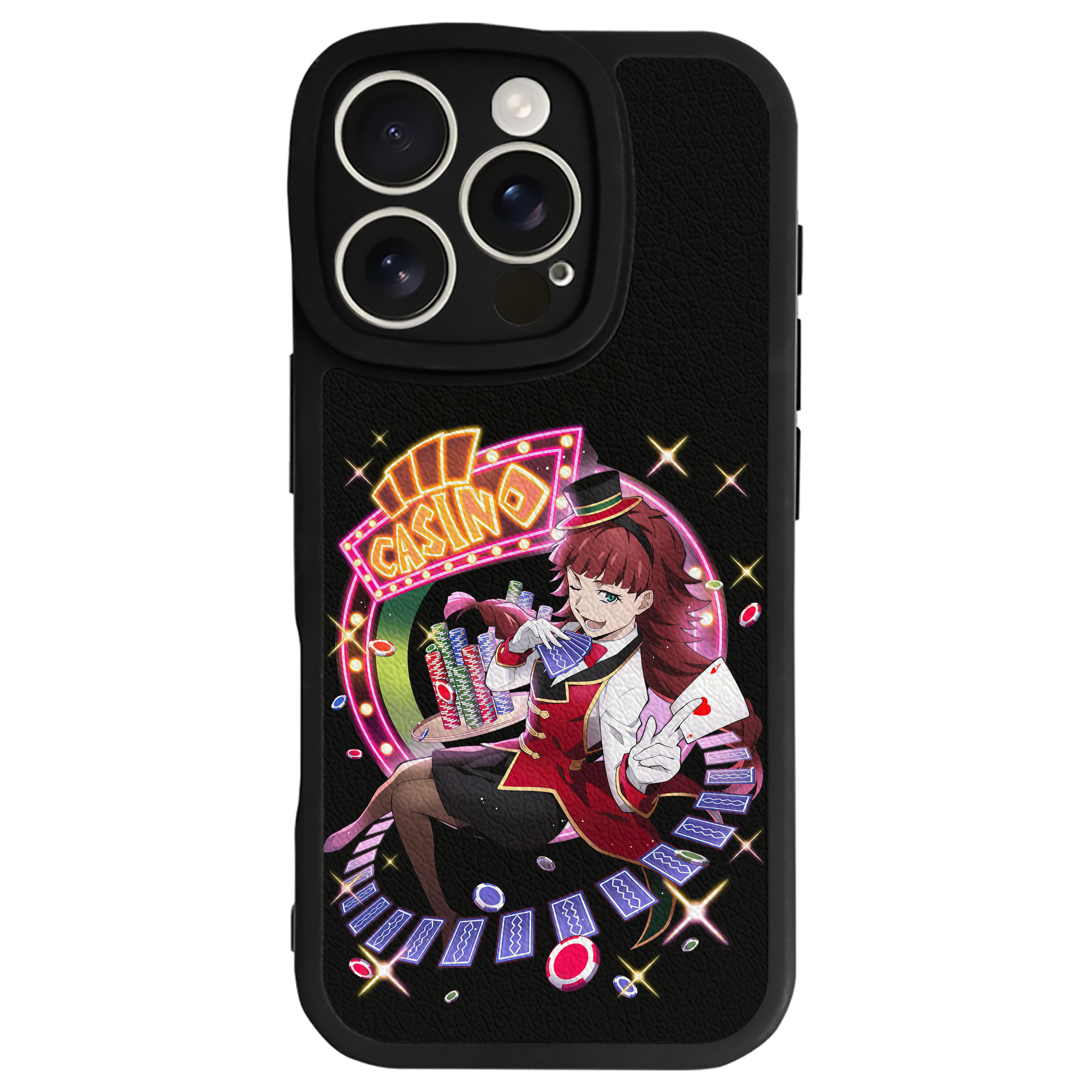 （画像用） 文豪ストレイドッグス Bungo Stray Dogs 【iPhone 16シリーズ対応】シリコンスマホケース（レザー調） 材質：シリコン